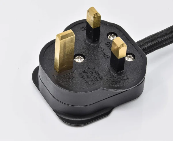 Three pin plug — Stock Photo, Image