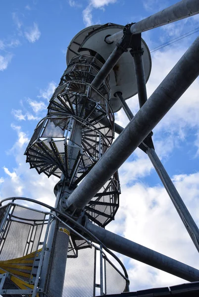 Escadaria em espiral até à morte — Fotografia de Stock