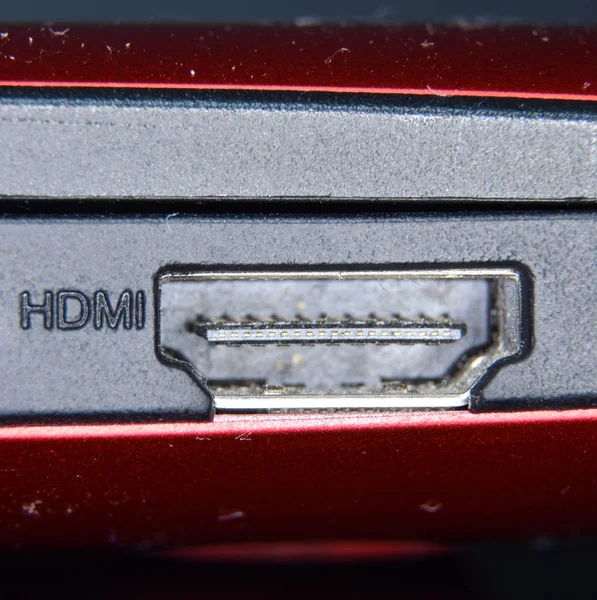 HDMI port — Zdjęcie stockowe