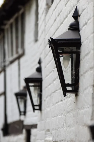 Lantern on an old wall — Stock Photo, Image