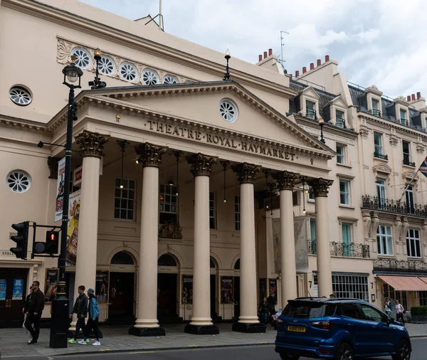 London Großbritannien August 2019 Die Fassade Des Theatre Royal Haymarket — Stockfoto