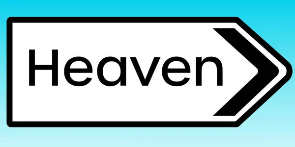 Eine Grafische Abbildung Eines Britischen Verkehrszeichens Das Den Himmel Zeigt — Stockfoto