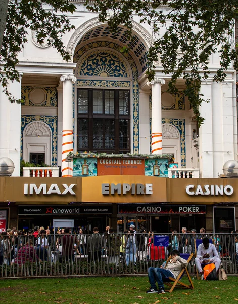 Londres Reino Unido Agosto 2019 Fachada Del Cine Cineworld Empire — Foto de Stock