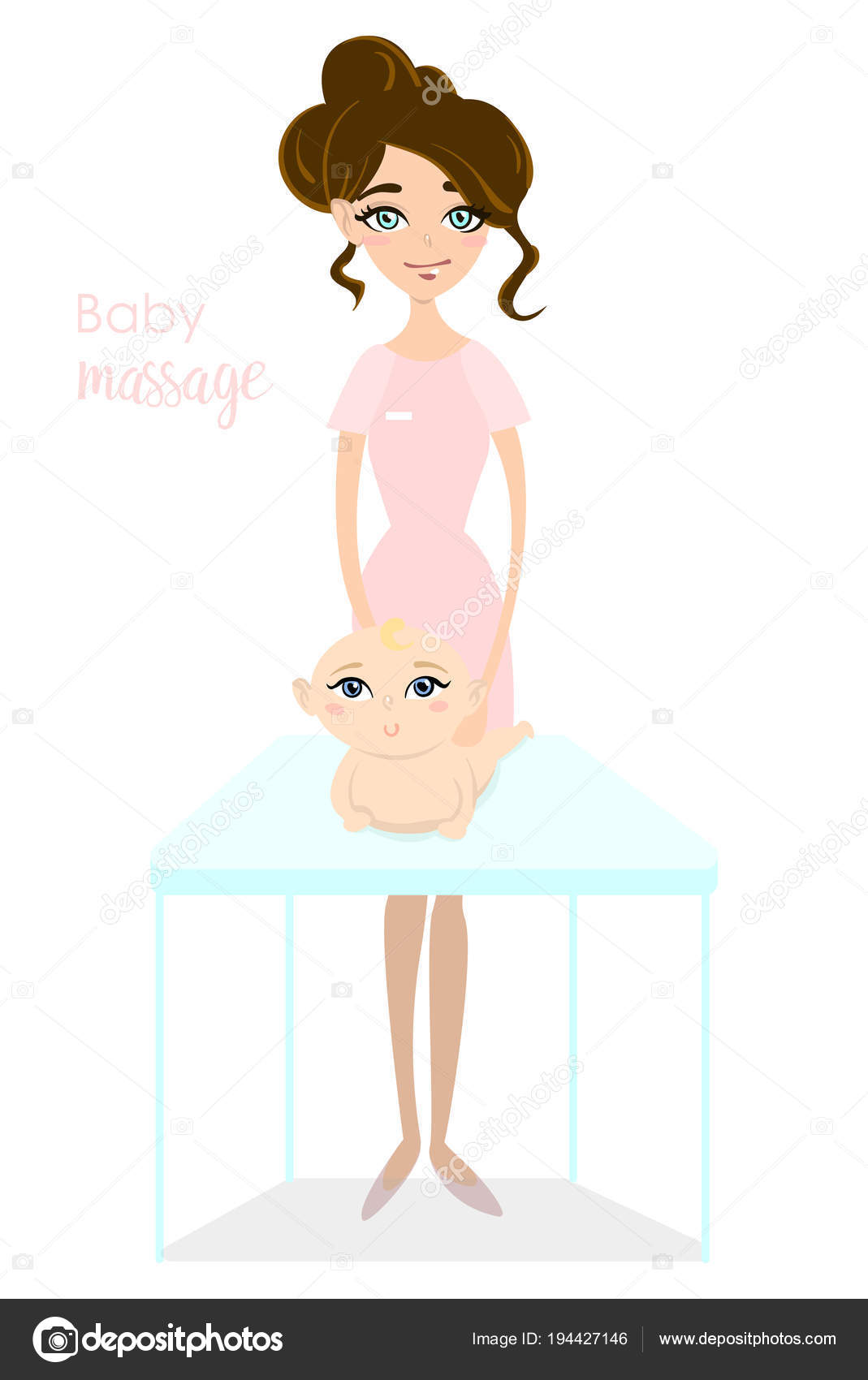 Massage Bebe Images Vectorielles Massage Bebe Vecteurs Libres De Droits Depositphotos