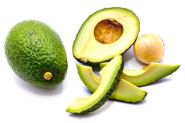 Verse avocado geïsoleerd — Stockfoto