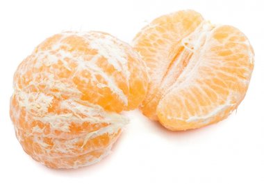 Taze Clementine izole 