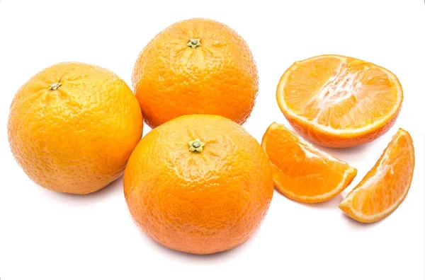 Čerstvé Clementine, samostatný — Stock fotografie