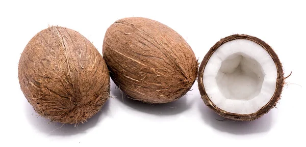Свіжого кокосу, ізольовані — стокове фото