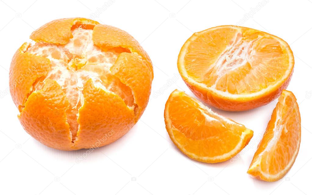 Fresh Clementine isolated 