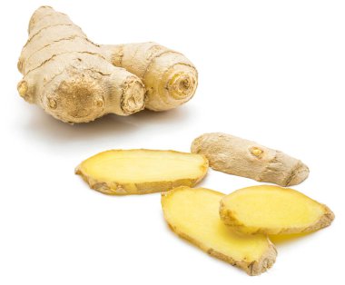 taze zencefil izole