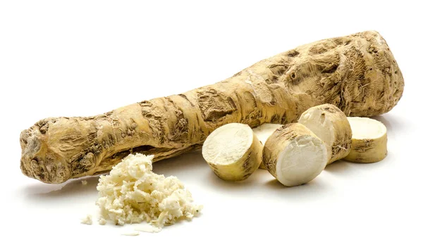 Horseradish root isolated — Stock Photo, Image