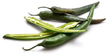 İzole kırmızı biber biber