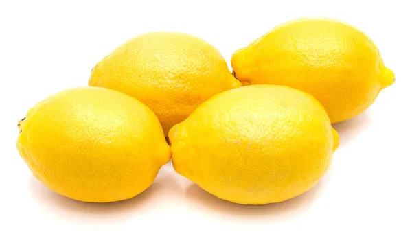 Citron isolerad på vitt — Stockfoto