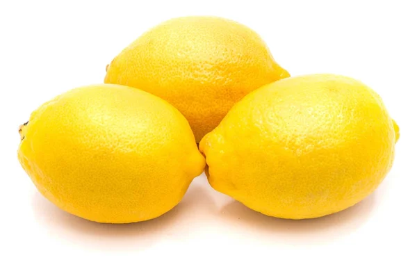 Citron isolerad på vitt — Stockfoto