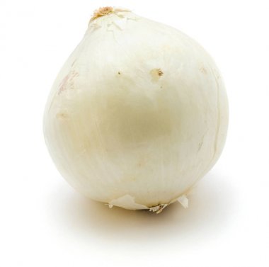 beyaz soğan izole