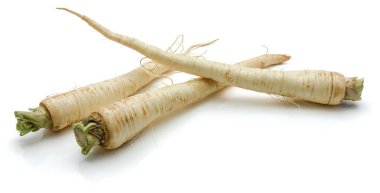 İzole maydanoz kökü