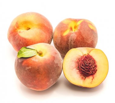 İzole şeftali (persica)