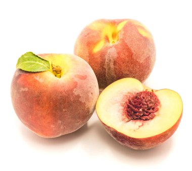 İzole şeftali (persica)