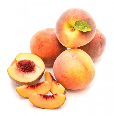 İzole şeftali (persica)