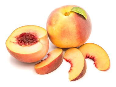 İzole şeftali (persica)