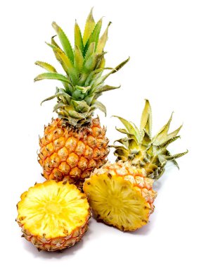 İzole ananas (ananas)