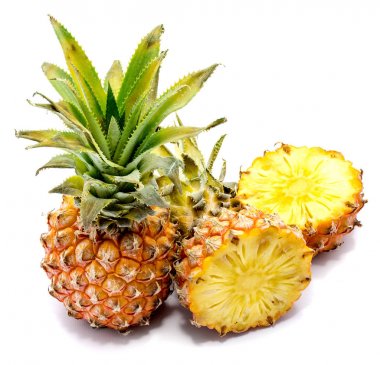 İzole ananas (ananas)