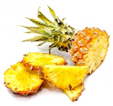 İzole ananas (ananas)
