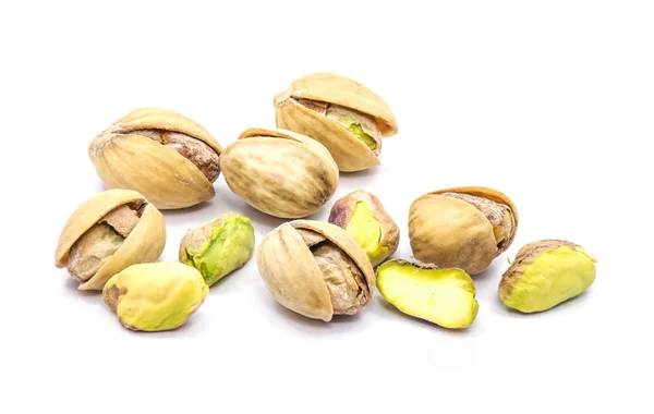 Nueces de pistacho aisladas —  Fotos de Stock