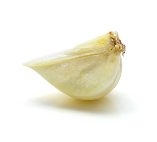 Bawang putih tunggal (bawang putih Cina) terisolasi — Stok Foto