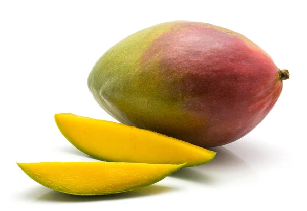 Vers mango geïsoleerd — Stockfoto