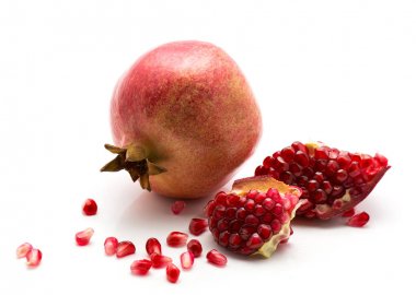 Fresh Pomegranate isolated clipart