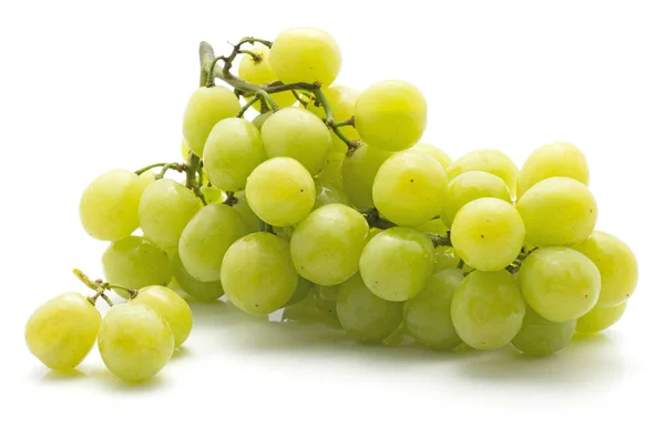 Jeden Zielony Kiść Winogron Odmiany Wczesne Słodkie Lub Grapaes Trzech — Zdjęcie stockowe