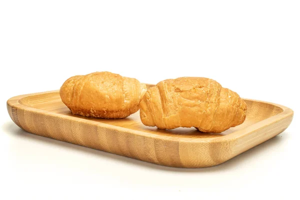 Mini croissant fresco aislado en blanco —  Fotos de Stock