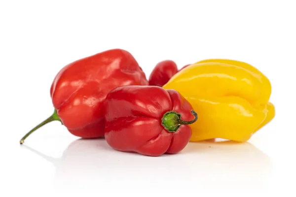 Hot chili habanero isolerad på vitt — Stockfoto