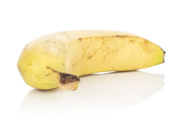 Édes sárga banán izolált fehér — Stock Fotó