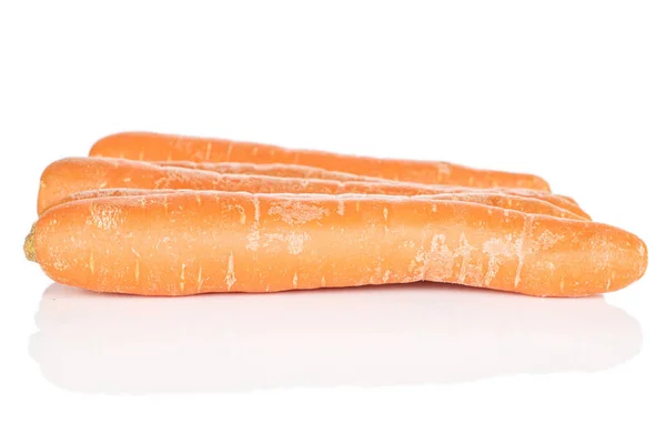 Carotte orange fraîche isolée sur blanc — Photo