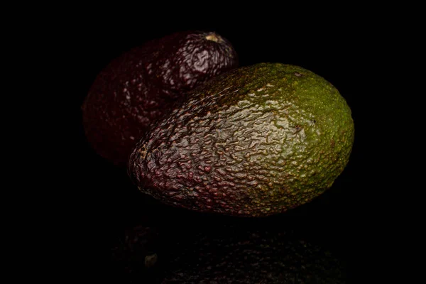 Ingrediente de guacamole aislado en vidrio negro — Foto de Stock