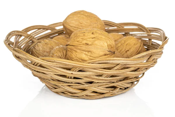 Brown tasty walnut isolated on white — Stock Photo, Image