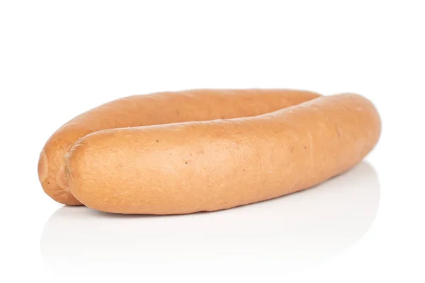 German pork sausage isolated on white — 스톡 사진