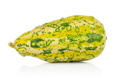 Decorative gourd isolated on white