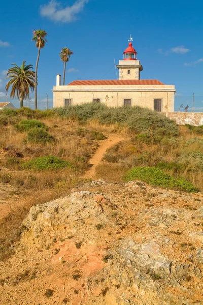 Lagos, Algarve, Portugal / the lighthouse of Ponta da Piedade. It was built between 1912 and 1913 on the Ponta da Piedade, the site of the ruins of the Chapel of Our Lady of Sorrows.