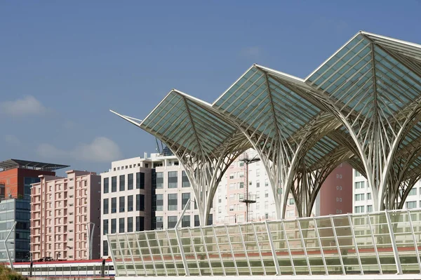 Lizbon Portekiz Oriente tren istasyonu / istasyon İspanyol mimar Santiago Calatrava emanet edildi ve 1998 için Expo ' 98 yılında tamamlandı