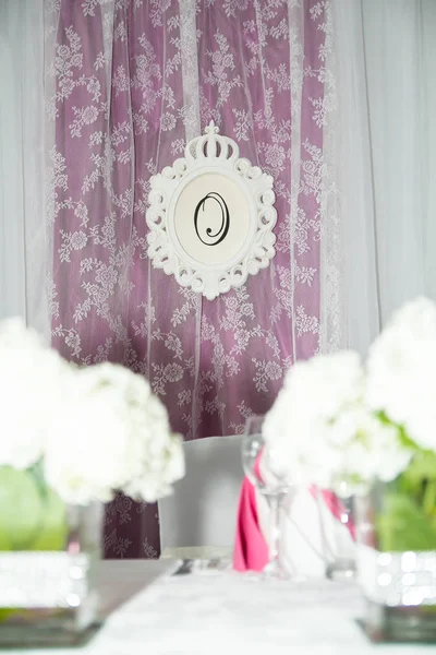 A wedding table — Stock Photo, Image