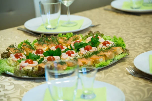 Homemade fish plate — Stock Photo, Image