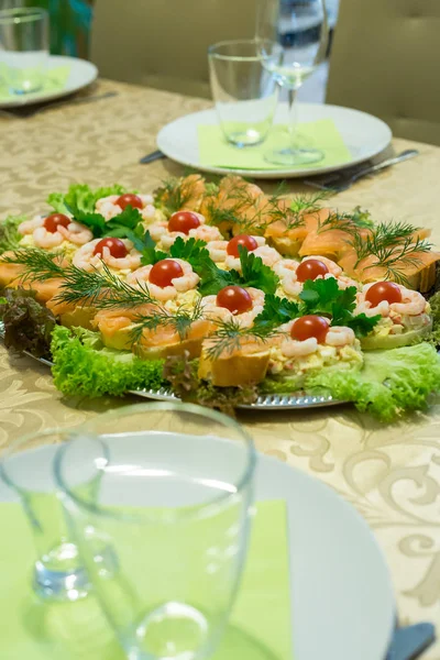 Homemade fish plate — Stock Photo, Image
