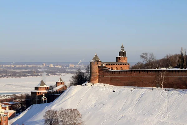 Utsikt Över Nizjnij Novgorod Kreml Ryssland — Stockfoto