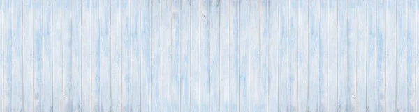 Panorâmica textura placa de madeira branca e azul e fundos. Modelo vazio . — Fotografia de Stock