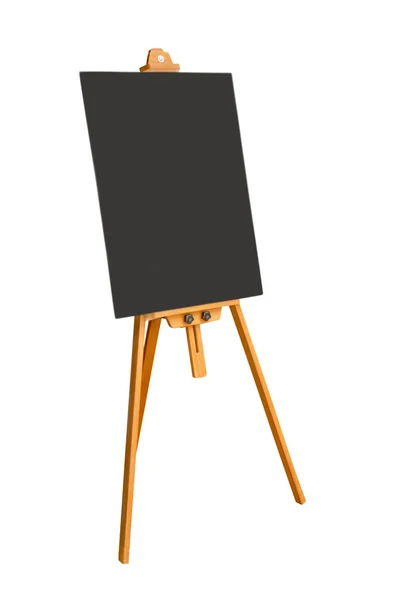 Empty blackboard and sign board isolated on white background. File contains with clipping path So easy to work. — Stock Photo, Image