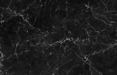 Arkaplan ya da tasarım sanatı için doğal desenli soyut siyah mermer dokusu. Yüksek çözünürlüklü mermer