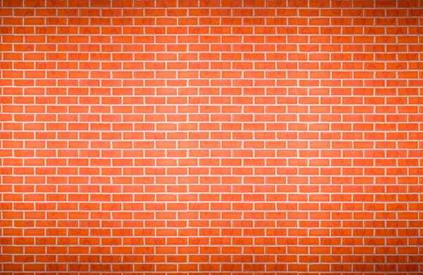 Tiszta fal, narancs vagy vörös téglafal textúra grunge háttér. A fal háttere — Stock Fotó